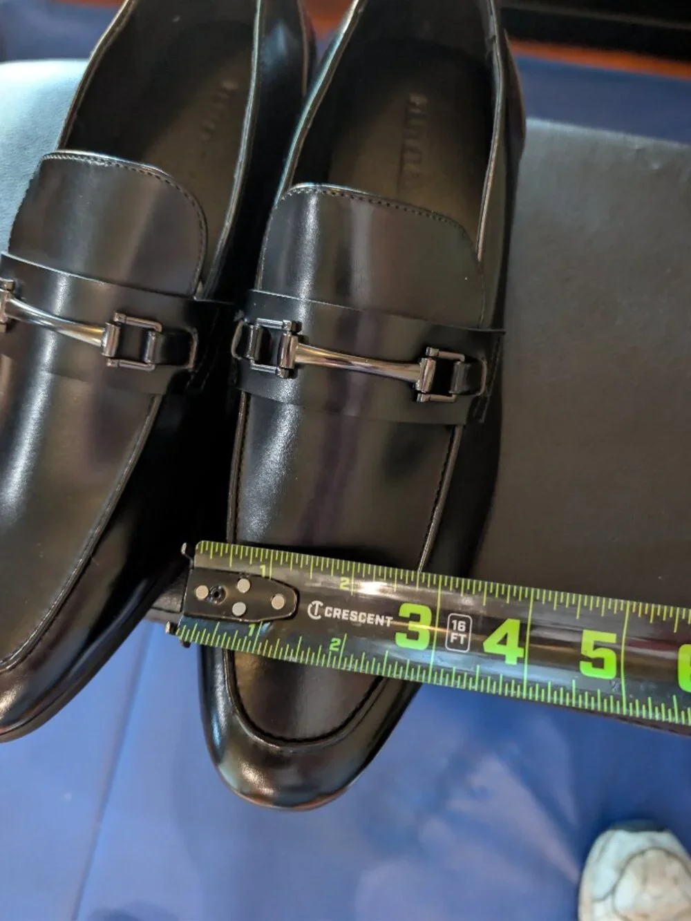 Men's Black Leather Penny Loafers Slip-On Dress Business Formal Shoes